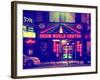 Urban Scene by Night - Vintage Store in Times Square - Manhattan - New York-Philippe Hugonnard-Framed Photographic Print