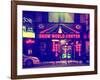 Urban Scene by Night - Vintage Store in Times Square - Manhattan - New York-Philippe Hugonnard-Framed Photographic Print