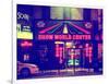 Urban Scene by Night - Vintage Store in Times Square - Manhattan - New York-Philippe Hugonnard-Framed Photographic Print