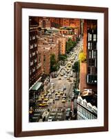 Urban Scene, Chelsea Market Building, Sunset Rooftop, Meatpacking District, Manhattan, New York-Philippe Hugonnard-Framed Photographic Print