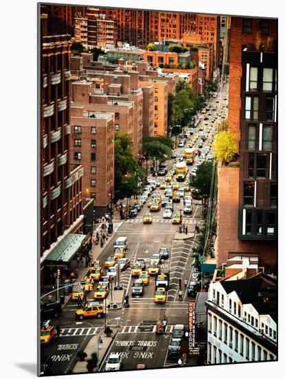 Urban Scene, Chelsea Market Building, Sunset Rooftop, Meatpacking District, Manhattan, New York-Philippe Hugonnard-Mounted Premium Photographic Print