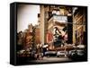 Urban Scene, Chinatown, Manhattan, New York, United States, Vintage-Philippe Hugonnard-Framed Stretched Canvas