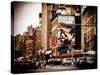 Urban Scene, Chinatown, Manhattan, New York, United States, Vintage-Philippe Hugonnard-Stretched Canvas