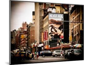 Urban Scene, Chinatown, Manhattan, New York, United States, Vintage-Philippe Hugonnard-Mounted Photographic Print