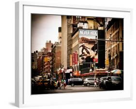 Urban Scene, Chinatown, Manhattan, New York, United States, Vintage-Philippe Hugonnard-Framed Photographic Print