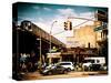 Urban Scene, Coney Island Av and Subway Station, Brooklyn, Ny, United States, USA-Philippe Hugonnard-Stretched Canvas