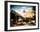 Urban Scene, Coney Island Av and Subway Station, Brooklyn, Ny, United States, USA-Philippe Hugonnard-Framed Premium Photographic Print