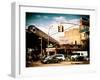 Urban Scene, Coney Island Av and Subway Station, Brooklyn, Ny, United States, USA-Philippe Hugonnard-Framed Premium Photographic Print