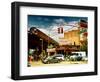 Urban Scene, Coney Island Av and Subway Station, Brooklyn, Ny, US, USA, Sunset Colors Photography-Philippe Hugonnard-Framed Photographic Print