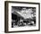 Urban Scene, Coney Island Av and Subway Station, Brooklyn, Ny, US, White Frame-Philippe Hugonnard-Framed Art Print