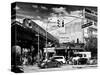 Urban Scene, Coney Island Av and Subway Station, Brooklyn, Ny, US, White Frame-Philippe Hugonnard-Stretched Canvas