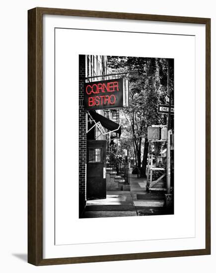 Urban Scene, Corner Bistro, Meatpacking and West Village, Manhattan, New York-Philippe Hugonnard-Framed Premium Photographic Print