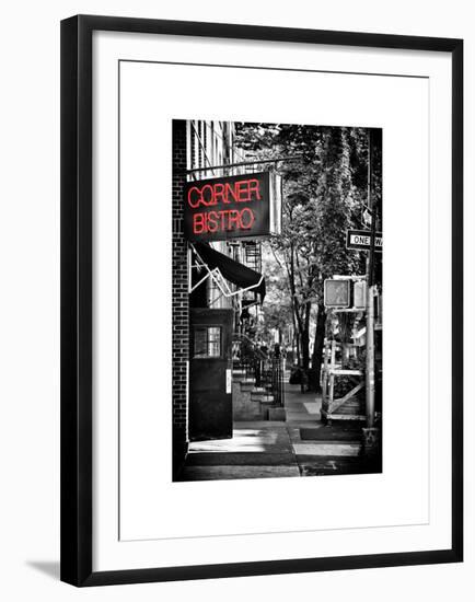 Urban Scene, Corner Bistro, Meatpacking and West Village, Manhattan, New York-Philippe Hugonnard-Framed Premium Photographic Print