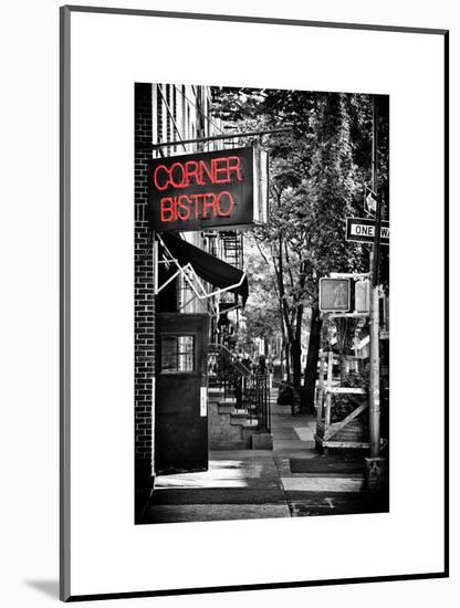 Urban Scene, Corner Bistro, Meatpacking and West Village, Manhattan, New York-Philippe Hugonnard-Mounted Photographic Print