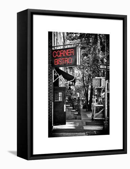 Urban Scene, Corner Bistro, Meatpacking and West Village, Manhattan, New York-Philippe Hugonnard-Framed Stretched Canvas