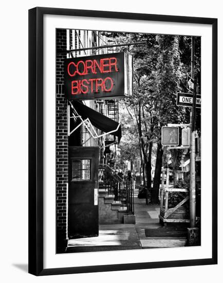 Urban Scene, Corner Bistro, Meatpacking and West Village, Manhattan, New York-Philippe Hugonnard-Framed Premium Photographic Print