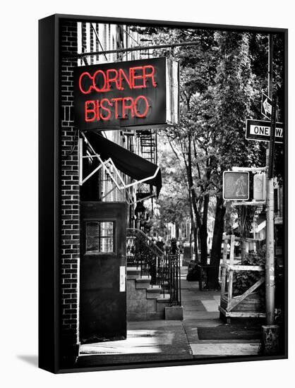 Urban Scene, Corner Bistro, Meatpacking and West Village, Manhattan, New York-Philippe Hugonnard-Framed Stretched Canvas