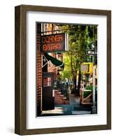 Urban Scene, Corner Bistro, Meatpacking and West Village, Manhattan, New York-Philippe Hugonnard-Framed Photographic Print