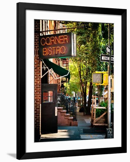 Urban Scene, Corner Bistro, Meatpacking and West Village, Manhattan, New York-Philippe Hugonnard-Framed Photographic Print