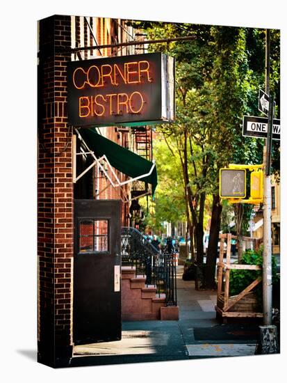 Urban Scene, Corner Bistro, Meatpacking and West Village, Manhattan, New York-Philippe Hugonnard-Stretched Canvas