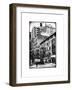 Urban Scene Downtown Manhattan in Winter-Philippe Hugonnard-Framed Art Print