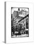 Urban Scene Downtown Manhattan in Winter-Philippe Hugonnard-Stretched Canvas