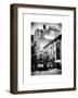 Urban Scene Downtown Manhattan in Winter-Philippe Hugonnard-Framed Art Print