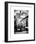 Urban Scene Downtown Manhattan in Winter-Philippe Hugonnard-Framed Art Print