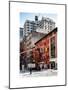Urban Scene Downtown Manhattan in Winter-Philippe Hugonnard-Mounted Art Print