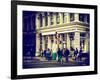 Urban Scene in Broadway - Manhattan - New York City - United States - USA-Philippe Hugonnard-Framed Photographic Print