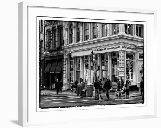 Urban Scene in Broadway - Manhattan - New York City - United States - USA-Philippe Hugonnard-Framed Photographic Print