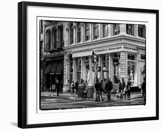 Urban Scene in Broadway - Manhattan - New York City - United States - USA-Philippe Hugonnard-Framed Photographic Print