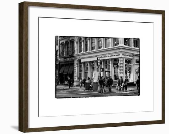 Urban Scene in Broadway - Manhattan - New York City - United States - USA-Philippe Hugonnard-Framed Photographic Print