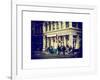 Urban Scene in Broadway - Manhattan - New York City - United States - USA-Philippe Hugonnard-Framed Art Print