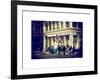 Urban Scene in Broadway - Manhattan - New York City - United States - USA-Philippe Hugonnard-Framed Art Print