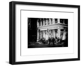 Urban Scene in Broadway - Manhattan - New York City - United States - USA-Philippe Hugonnard-Framed Art Print