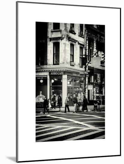 Urban Scene in Broadway - Manhattan - New York City - United States-Philippe Hugonnard-Mounted Art Print