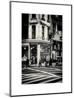 Urban Scene in Broadway - Manhattan - New York City - United States-Philippe Hugonnard-Mounted Art Print