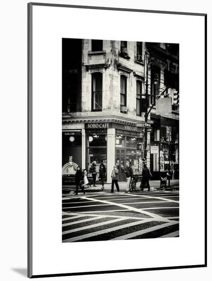 Urban Scene in Broadway - Manhattan - New York City - United States-Philippe Hugonnard-Mounted Art Print