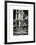 Urban Scene in Broadway - Manhattan - New York City - United States-Philippe Hugonnard-Framed Art Print