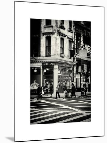 Urban Scene in Broadway - Manhattan - New York City - United States-Philippe Hugonnard-Mounted Art Print