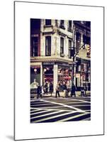 Urban Scene in Broadway - Manhattan - New York City - United States-Philippe Hugonnard-Mounted Art Print