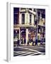 Urban Scene in Broadway - NYC Crosswalk - Manhattan - New York City - United States - USA-Philippe Hugonnard-Framed Photographic Print