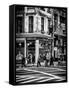 Urban Scene in Broadway - NYC Crosswalk - Manhattan - New York City - United States-Philippe Hugonnard-Framed Stretched Canvas