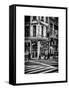 Urban Scene in Broadway - NYC Crosswalk - Manhattan - New York City - United States-Philippe Hugonnard-Framed Stretched Canvas