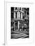 Urban Scene in Broadway - NYC Crosswalk - Manhattan - New York City - United States-Philippe Hugonnard-Framed Art Print