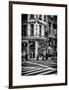 Urban Scene in Broadway - NYC Crosswalk - Manhattan - New York City - United States-Philippe Hugonnard-Framed Art Print