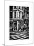 Urban Scene in Broadway - NYC Crosswalk - Manhattan - New York City - United States-Philippe Hugonnard-Mounted Art Print