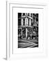 Urban Scene in Broadway - NYC Crosswalk - Manhattan - New York City - United States-Philippe Hugonnard-Framed Art Print