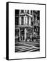 Urban Scene in Broadway - NYC Crosswalk - Manhattan - New York City - United States-Philippe Hugonnard-Framed Stretched Canvas